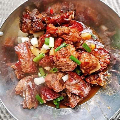 腊排骨干锅