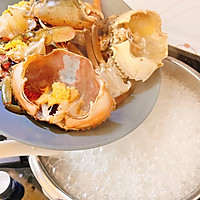 简单的潮汕肉蟹粥吃法的做法图解4