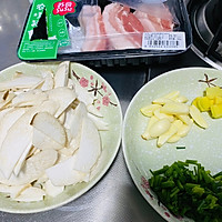 酱香杏鲍菇炒肉的做法图解1