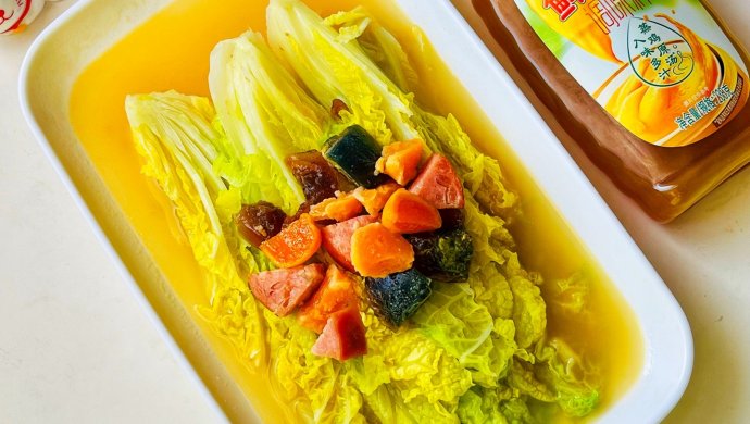 鸡汁上汤娃娃菜