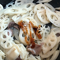 #“果”然有道#莲藕炒肉的做法图解7
