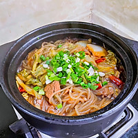 砂锅猪肉白菜炖粉条的做法图解13