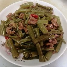 #橄想橄做，就是中国味#私房菜南乳空心菜梗暴炒板筋肉丝