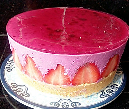 草莓紫薯慕斯的做法