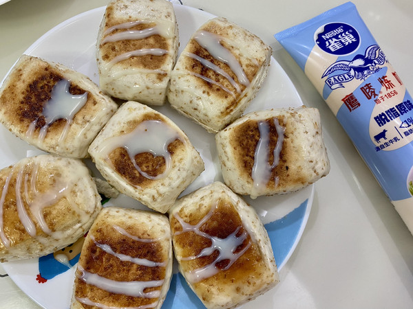 炼奶香煎馒头