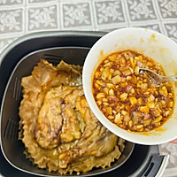 #零腹担吃夜宵#吃个香喷喷的减脂蒜香烤鸡腿吧的做法图解6
