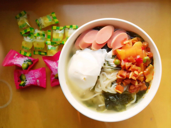 鲜煮面条