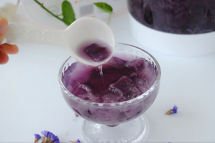 紫薯银耳糖水的做法