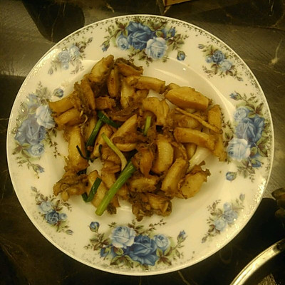 香炒鲍鱼，拍照的效果不怎么样，但味道超级棒！！！