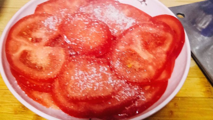 极致简单的糖拌西红柿