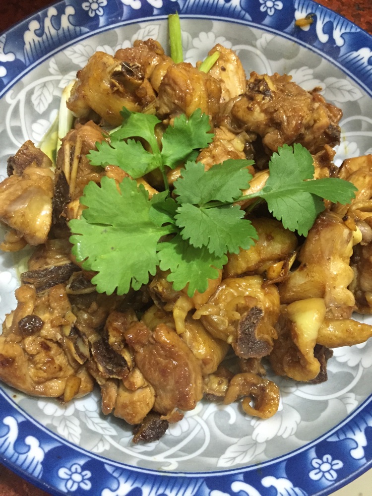 炒鸡肉的做法图解4