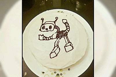 机器人可可蛋糕