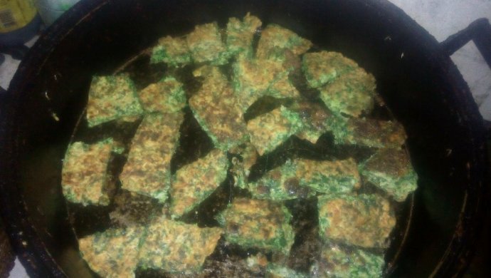 煎荠菜饼