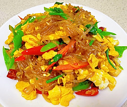 解馋又下饭～粉条炒鸡蛋的做法