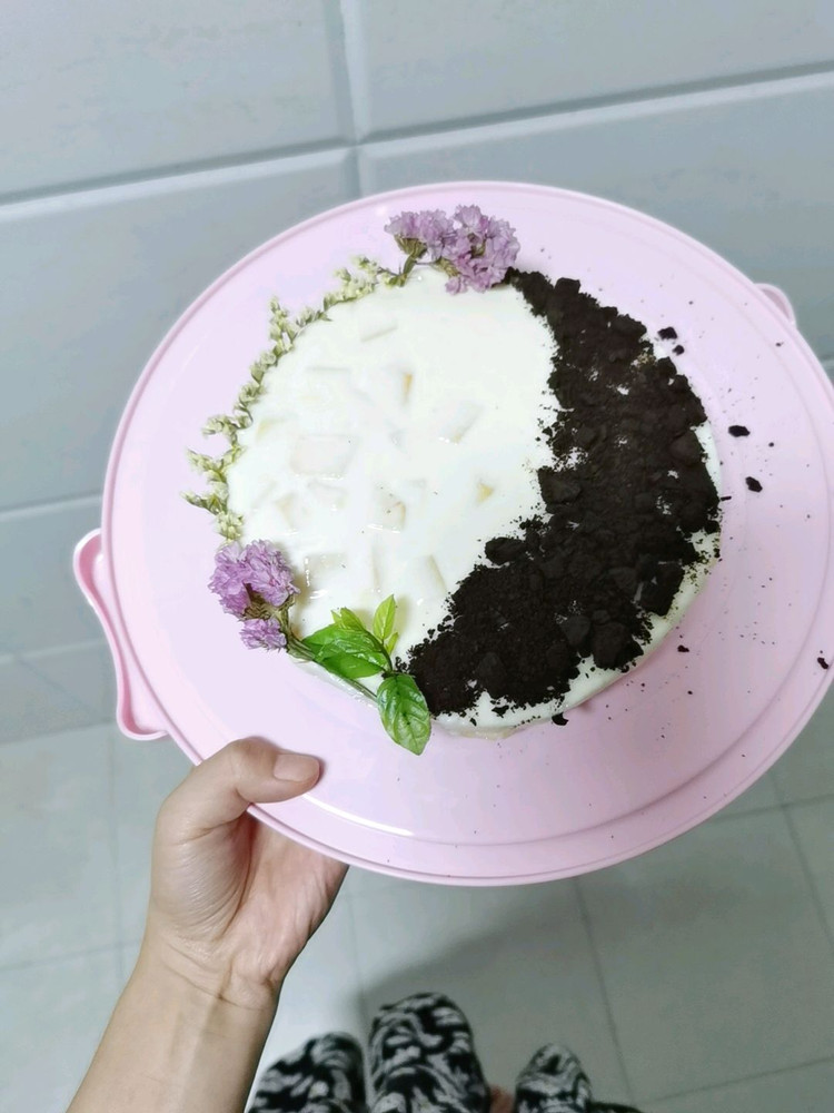 白桃芝士蛋糕（免烤）的做法