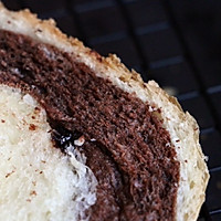#东菱魔力果趣面包机之_黑の白巧克力豆吐司的做法图解26