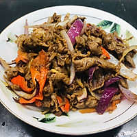 孜然炒羊肉卷的做法图解10