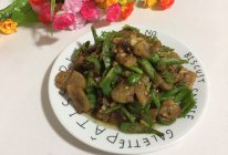 尖椒炒猪油渣的做法
