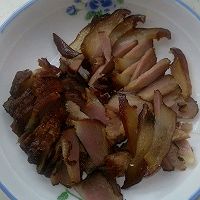 蕨粑炒腊肉的做法图解4