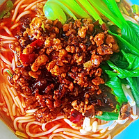 辣酱肉末米线的做法图解7
