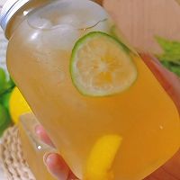 #玩心出道丨夏日DIY玩心潮饮挑战赛#柠檬冰绿茶的做法图解9