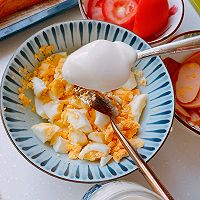 鸡蛋沙拉&三明治的做法图解3