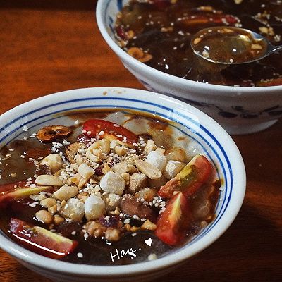 红糖糍粑冰粉（手搓冰籽）