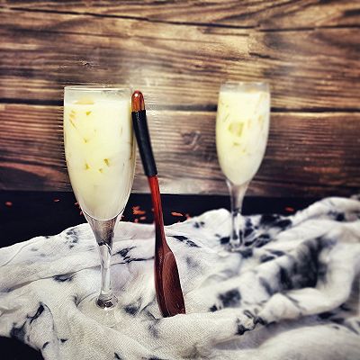 蜜桃酸奶冻