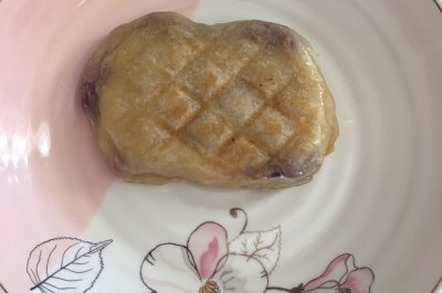紫薯泥手抓饼