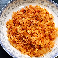 简易泡菜炒饭的做法图解9
