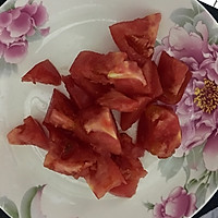 黑椒西红柿瘦肉面片汤的做法图解3