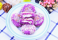 爆浆香芋紫薯饼 宝宝辅食食谱的做法
