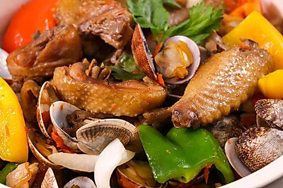 蛤蜊蘑菇鸡：青岛人吃鸡，鲜得有一套！