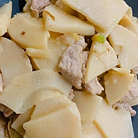 冬笋肉片的做法图解4