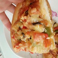 奥尔良鸡肉香菇披萨的做法图解7
