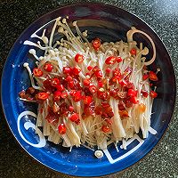 #摩其林美味CP#剁椒葱香金针菇，做法简单，吃一次就忘不掉的做法图解14