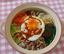 家常版 韩式石锅拌饭的做法