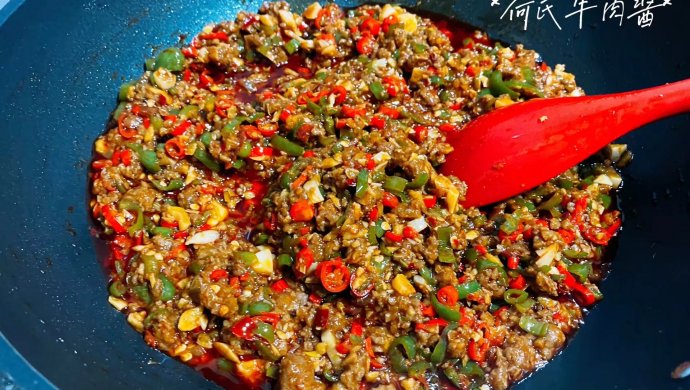 何氏双椒牛肉酱