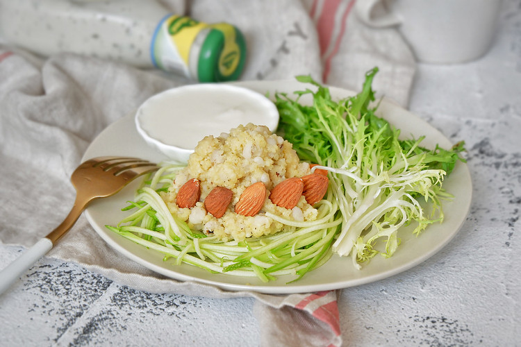 黄白双米沙拉—低脂代餐，健康减肥的做法