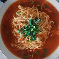 金针菇番茄汤的做法图解4