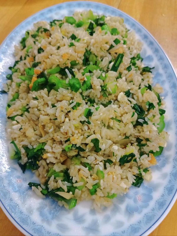 金沙（咸鸭蛋）菜心粒炒饭