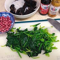 凉拌菠菜的做法图解3