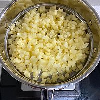 蒜蓉辣酱土豆肉沫盖饭的做法图解2