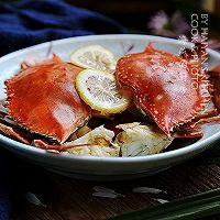 #秋天怎么吃#秋凉，螃蟹最清新的打开方式的做法图解4