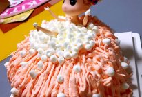 【芭比泡泡浴】生日蛋糕的做法