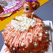 【芭比泡泡浴】生日蛋糕