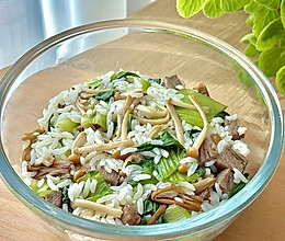 #外婆乡传承春日宴#低卡牛肉青菜拌饭的做法