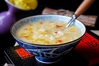 阿胶小米山药南瓜羹