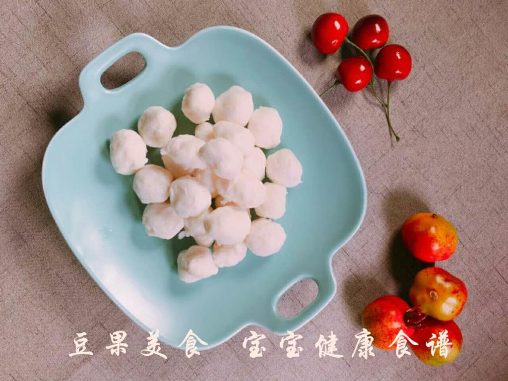 Healthy recipe for baby squid balls