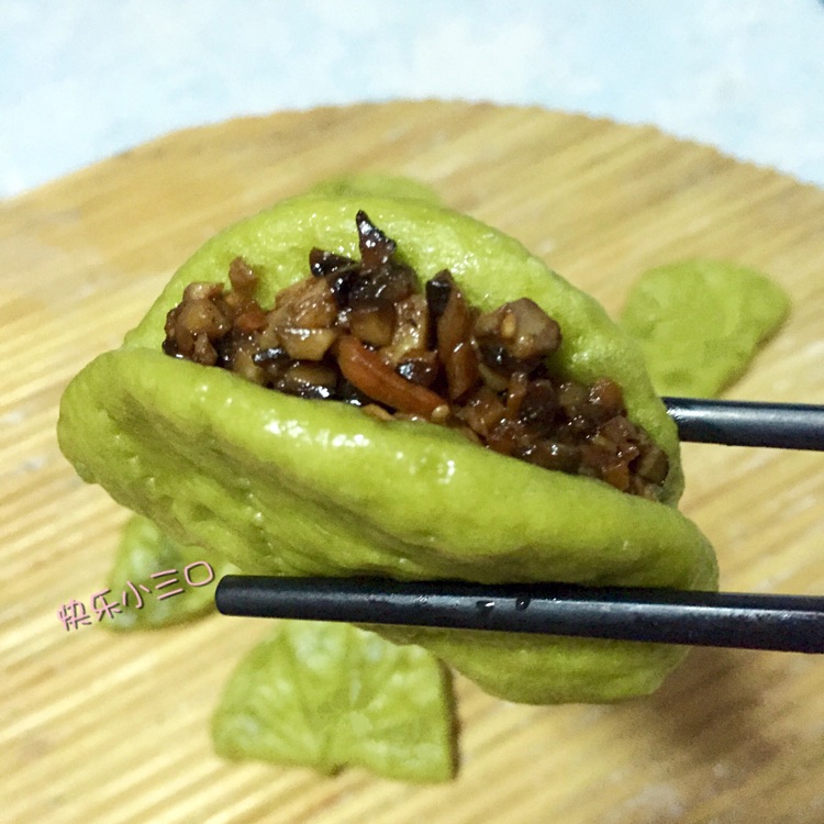 可爱荷叶饼的做法图解4